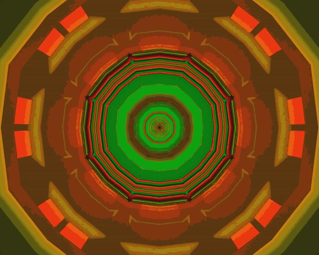 Tunel Neon Oktagon Rrotullues Vortex 60fps 5:4 industrial Screensaver Vj Loop