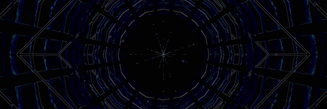 Tunel Neon Diamant Vorteks VJ Loop 3:1 Triple Wide 60fps Ruajtës Ekrani