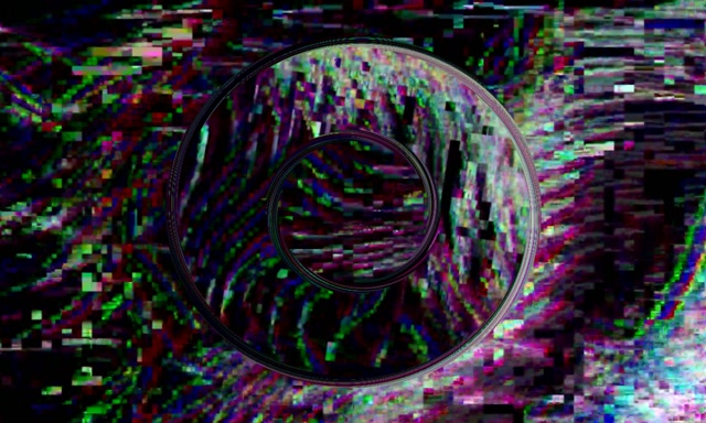 Tunel Neon Glitch Rrotullim Vj Loop 5:3 Wide 60fps Screensaver