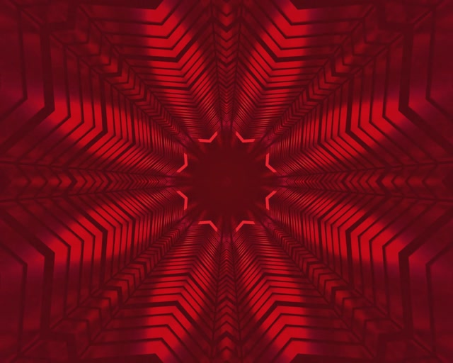 Tunel Neon i Kuq Shpërthim Kaleidoskopi VJ Loop 5:4 Industrial 60fps Screensaver