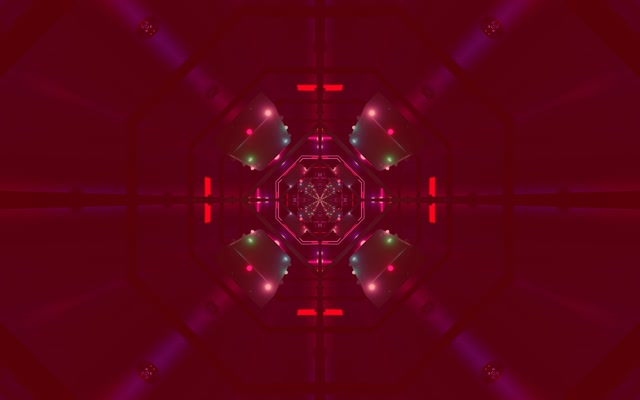 Tunel Neon Oktagon VJ Loop 60fps 16:10 Macbook Mbrojtës Ekrani