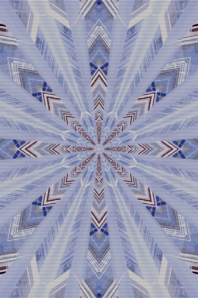 Tunel Neon Gjeometrik Blu Ruajtës Ekrani 2:3 Photo Portrait 60fps VJ Loop