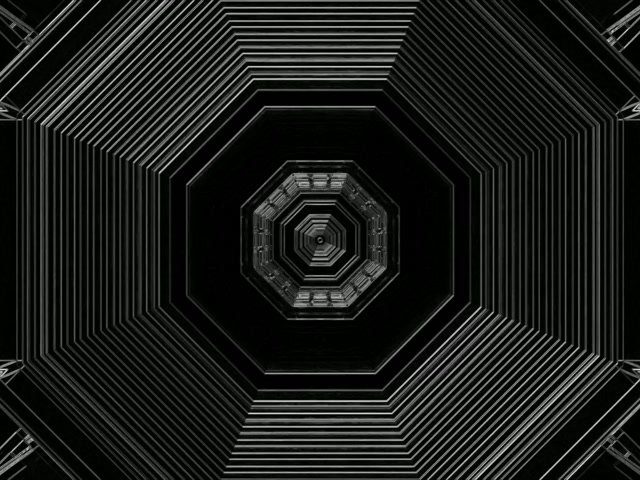 Tunel Neon Vortex Oktagon VJ Loop 4:3 Klasik 60fps Ruajtës Ekrani