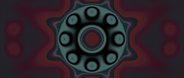 Rotating Gear Neon Tunnel 21:9 Ultrawide 60fps VJ Loop Screensaver