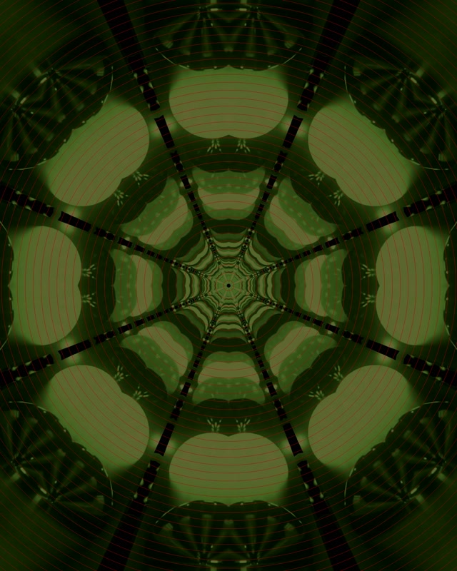 Green Neon Tunnel Vortex Loop 4:5 Instagram 60fps Screensaver