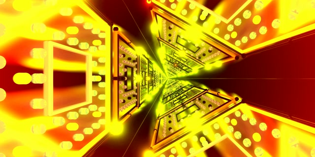 Neon Tunnel PCB Circuit Vj Loop 2:1 Univisium 60fps Screensaver