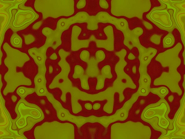 Neon Tunel Kiselinski Zeleni Kaleidoskop VJLoops 4:3 Klasik 60fps Čuvar Ekrana