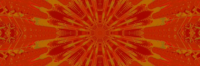Neon Tunnel Kaleidoscope Burst 3:1 Triple Wide 60fps Screensaver Vj Loop