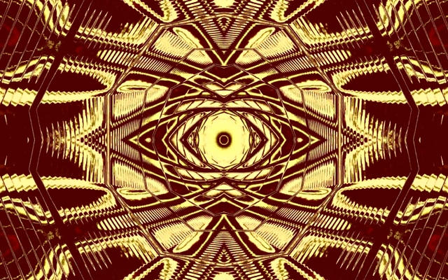 Gold Red Neon Tunnel Screensaver 60fps 16:10 MacBook VJ Loop