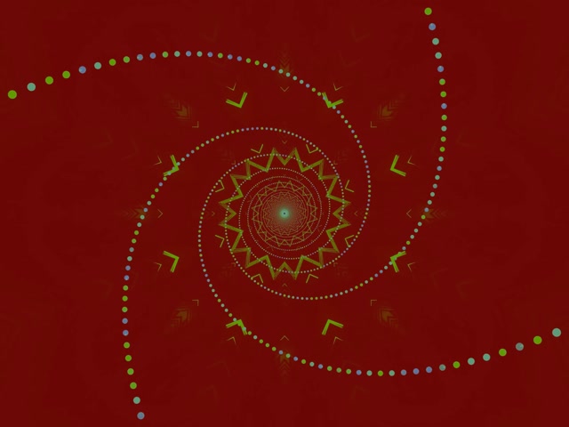 Neon Tunnel Fractal Star Mandala 4:3 Classic 60fps Screensaver Vj Loop