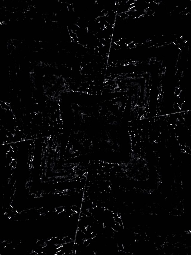 Neon Tunnel Cross Grid VJ Loop 3:4 iPad Portrait 60fps Screensaver