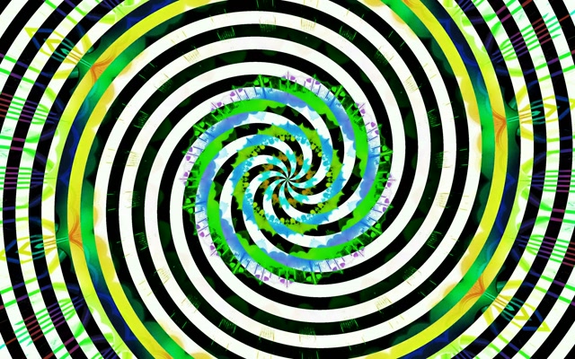 Neon Tunnel Spiraling Vortex VJ Loop 16:10 MacBook 60fps Screensaver