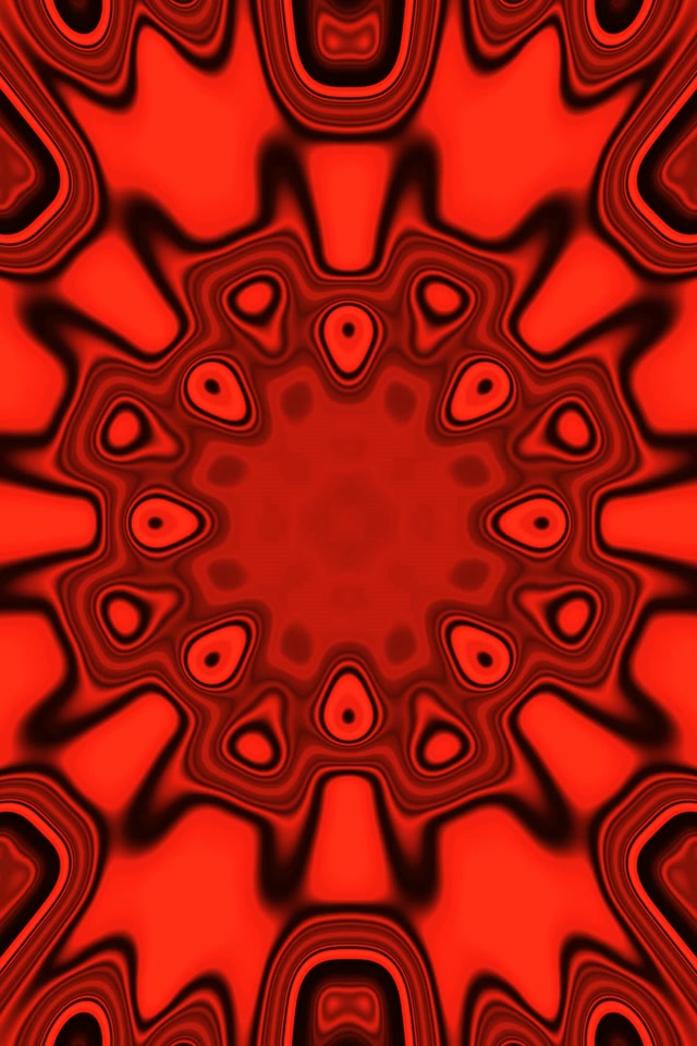 Neon Tunel Crveni Fraktal Kaleidoskop Eksplozija VJLoops 2:3 Photo Portrait 60fps Screensaver