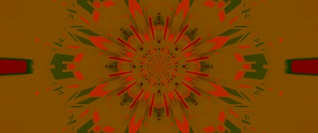 Neon Tunel Fraktal Kaleidoskop Eksplozija Screensaver 2.39:1 Cinemascope 60fps VJLoops