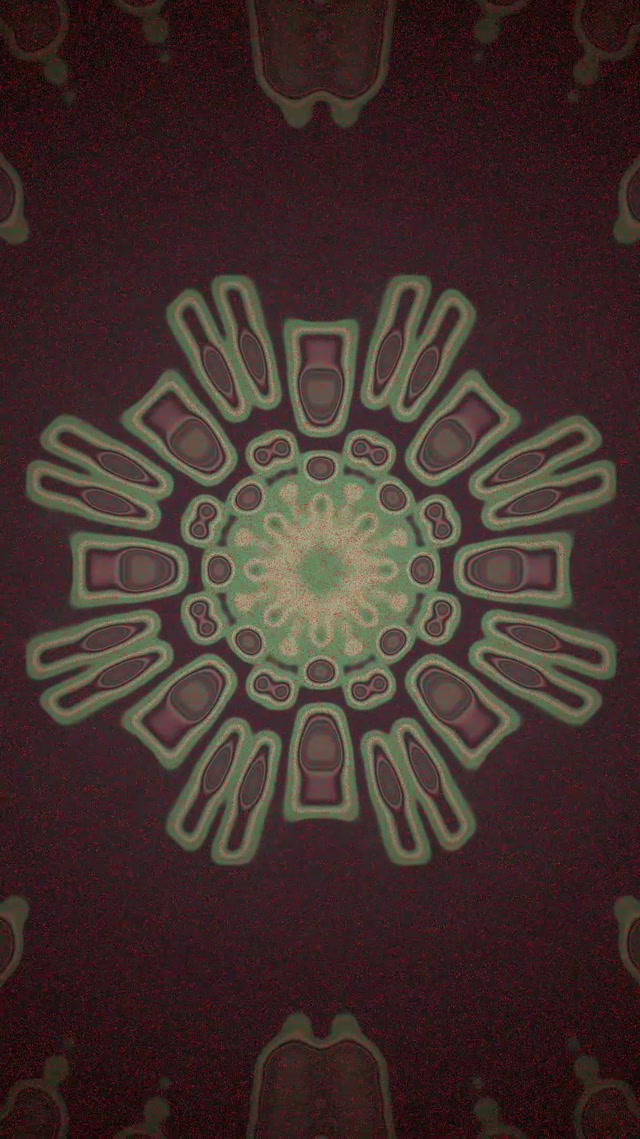 Neon Tunel Mandala Eksplozija VJ Loop 9:16 Reels 60fps Čuvar Ekrana