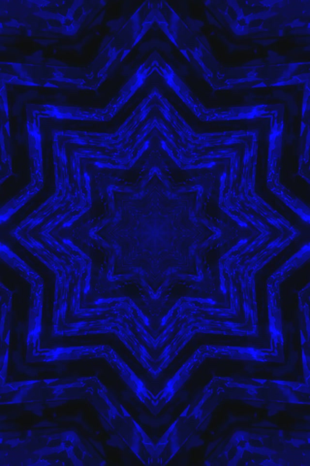 Plavi Neon Tunel Zvezda Čuvar Ekrana 2:3 Photo Portrait 60fps VJ Loop