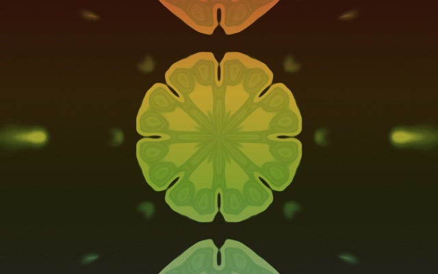 Neon Tunel Fraktalna Mandala Cvet VJ Loop 16:10 MacBook 60fps Čuvar Ekrana