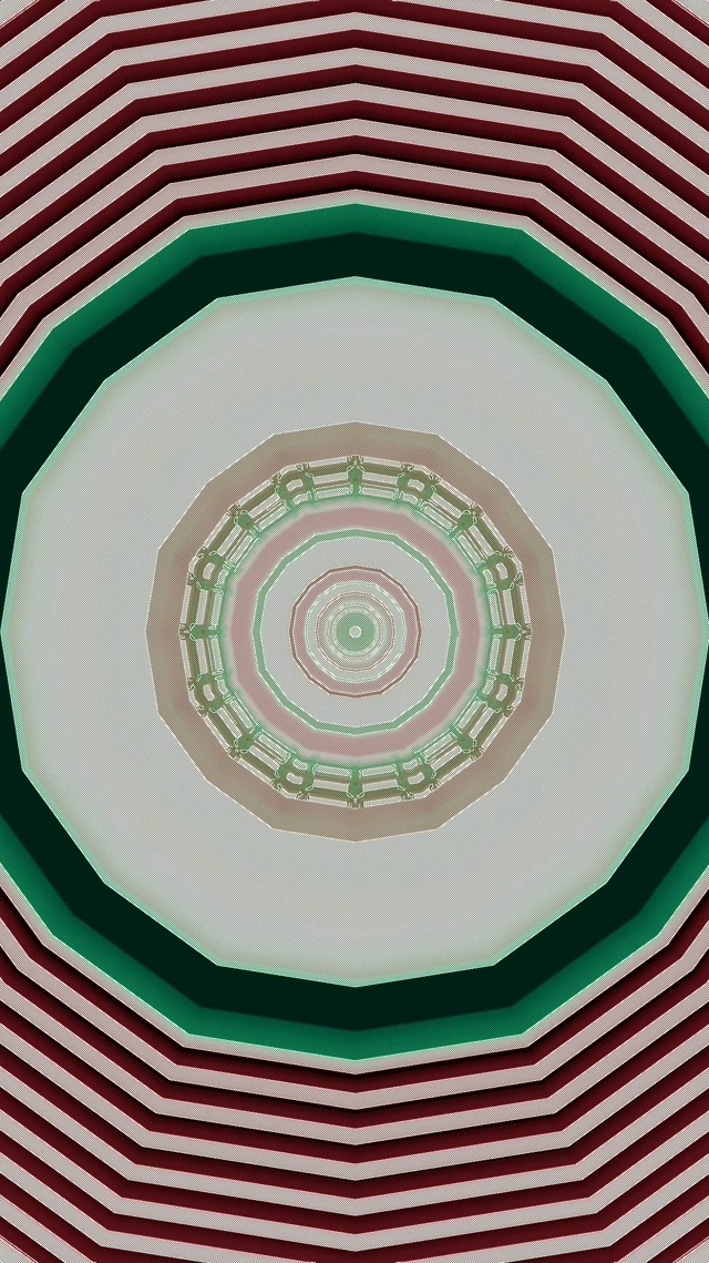 Neon Tunel Oktagon Spirala VJ Loop 9:16 Reels 60fps Čuvar Ekrana