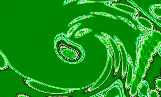 Neon Tunel Zeleni Vir Riblije Oko 5:3 wide 60fps Screensaver VJLoops