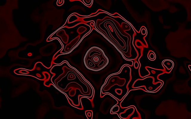 Neon Tunel Crveni Dijamantski Vrtlog VJ Loop 60fps 16:10 Macbook Čuvar Ekrana