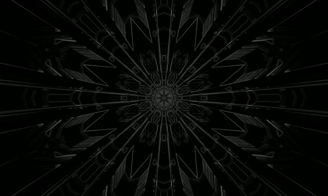 Neon Tunel Tamna Mandala Eksplozija Vj Loop 5:3 Široki 60fps Čuvar Ekrana