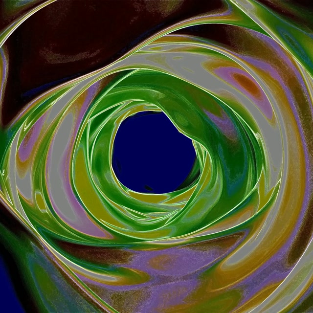 Neon tunel čuvar ekrana windows 11 zeleni vrtlog VJ loop 1:1 kvadrat 60fps