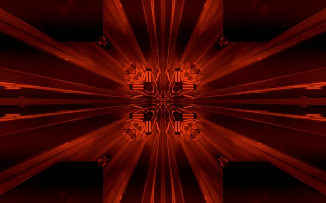 Crveni Fraktal Kaleidoskop Neon Tunel VJ Loop 16:10 Macbook 60fps Screensaver