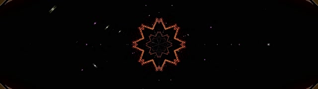 Neon Tunel Kaleidoskop Zvezda Prasak 32:9 Super Ultrawide 60fps Čuvar Ekrana VJLoops