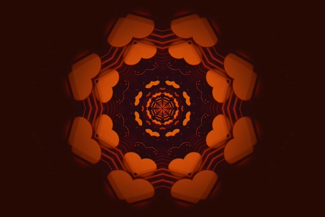 Neon Tunel Dekagon Mandala VJ Loop 3:2 Surface 60fps Čuvar Ekrana