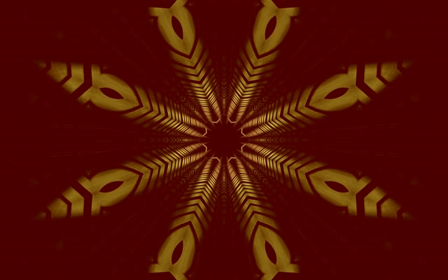 Neon Tunel Zlatna Zvezda Kaleidoskop VJLoops 16:10 Macbook 60fps Screensaver