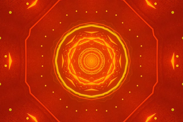 Neon Tunel Vatreni Oktagon Vorteks VJ Loop 60fps 3:2 Surface Screensaver