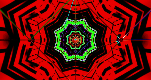 4K UHD 60fps Skärmsläckare Neon Tunnel VJLoops för Windows PC - Visuell Rörelse Bakgrund