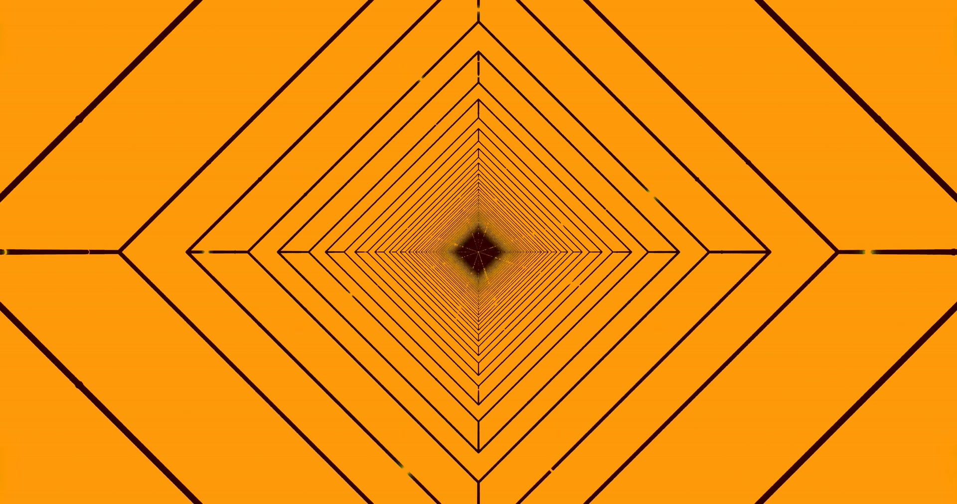 4k uhd 60fps orange diamant neon tunnel skärmsläckare windows 11 vj loops visuellt