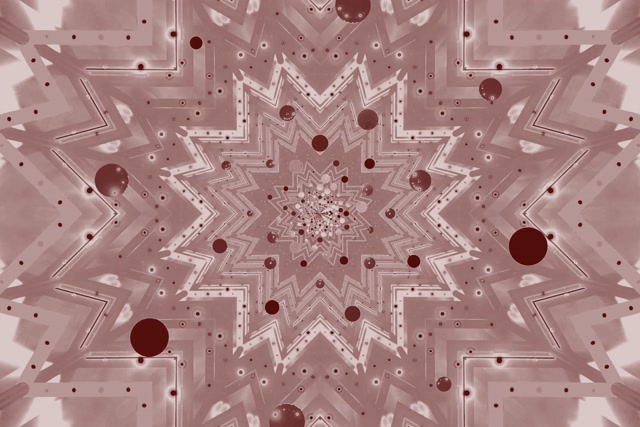 Neontunnel Stjärna Kaleidoskop VJ Loop 3:2 Surface 60fps Skärmsläckare