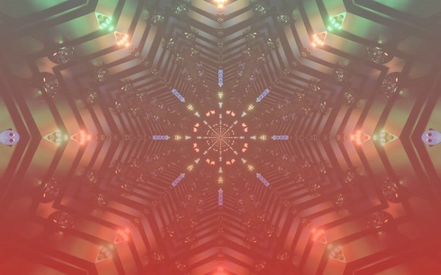 Neontunnel Rosa Kaleidoskop VJ Loop 16:10 MacBook 60fps Skärmsläckare