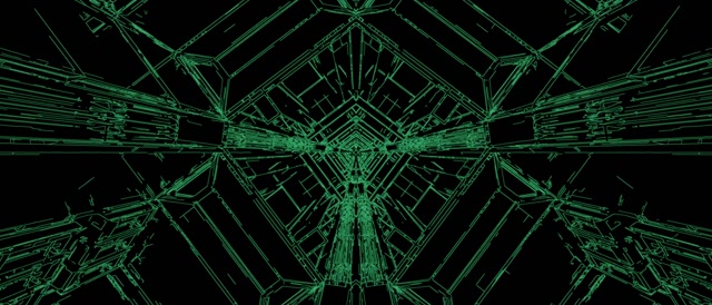 Green Neon Tunnel Screensaver 21:9 Ultrawide 60fps Vj Loop PC Laptop