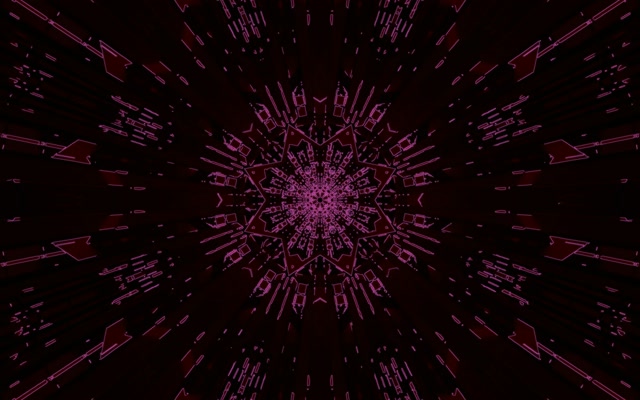 Vj loop Neontunnel Rosa Kaleidoskop Explosion 60fps 16:10 macbook Skärmsläckare