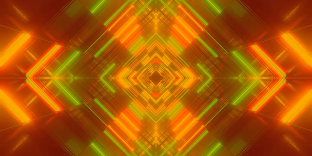 Neon Tunnel Diamond Vortex VJ Loop 2:1 Univisium 60fps Screensaver