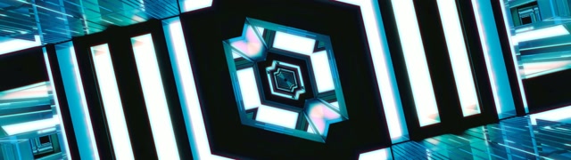 Neon Tunnel Diamond Vortex VJ Loop 32:9 Super Ultrawide 60fps Screensaver