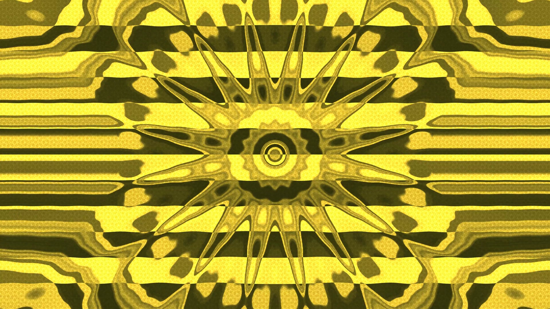 Gul Neon Tunnel Mandala 4k uhd 60fps skärmsläckare VJ loop