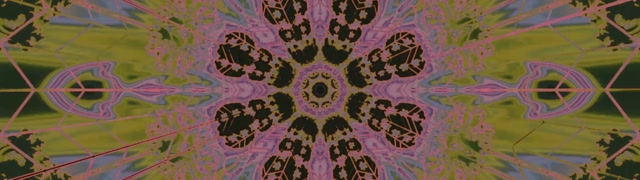 Neontunnel Fraktal Kaleidoskop 32:9 Super Ultrawide 60fps Skärmsläckare VJLoop