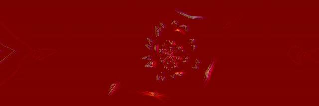 Neontunel Fraktal Mandala Explosion 3:1 Trippelbredd 60fps Skärmsläckare VJ Loop