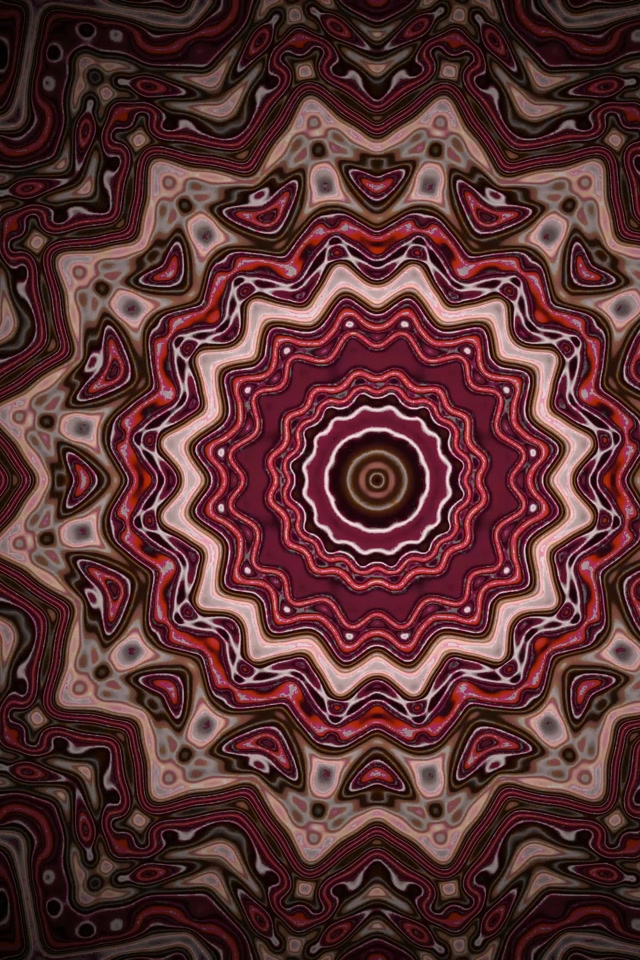 Neontunel Fraktal Kaleidoskop Explosion 2:3 Foto Porträtt 60fps Skärmsläckare VJ Loop