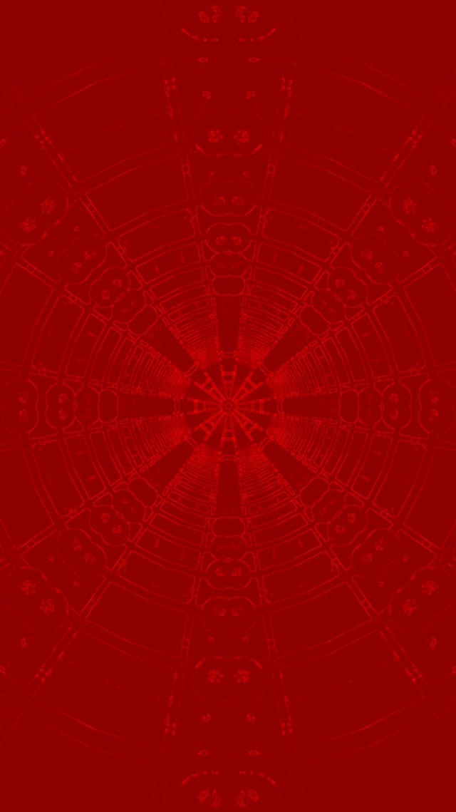 Röd Neontunnel Kaleidoskop VJ Loop 9:16 Reels 60fps Skärmsläckare