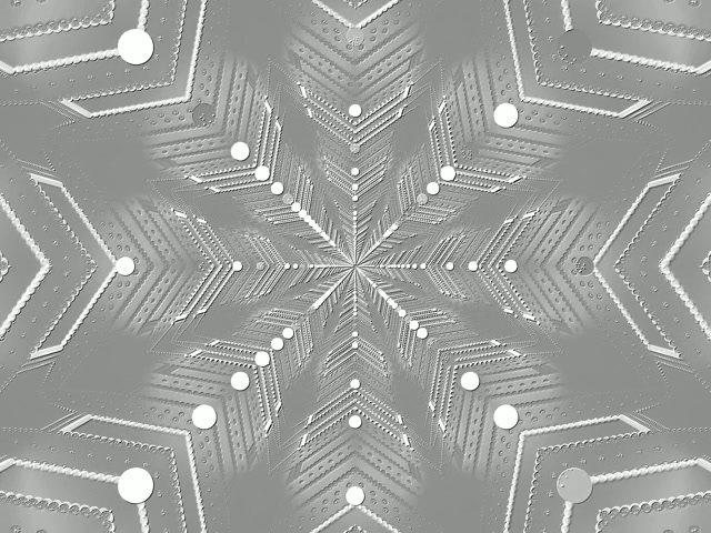 Silver Neon Tunnel Snöflinga 4:3 classic 60fps Skärmsläckare VJ Loop