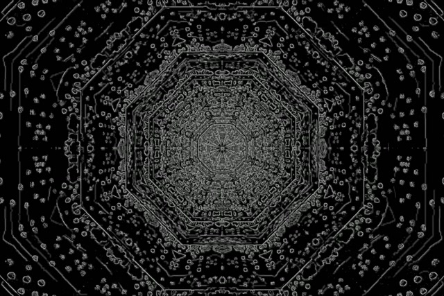 Neontunnel Oktagon Skärmsläckare 3:2 Surface 60fps VJ Loop