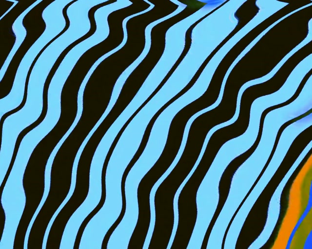 Neontunnel Vågiga Ränder 5:4 industriell 60fps Skärmsläckare VJ Loop