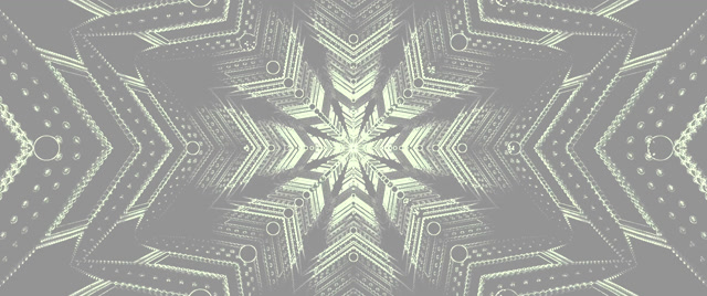 Silver Snöflinga Neon Tunnel Skärmsläckare 60fps 2.39:1 Cinemascope VJ Loop