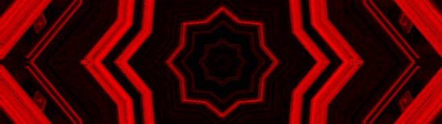 Röd Neon Tunnel Stjärna Virvel VJ Loop 32:9 Super Ultrawide 60fps Skärmsläckare