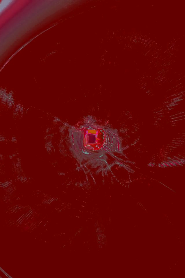 Karmosinröd Neontunnel Virvel VJ Loop 2:3 Photo Portrait 60fps Skärmsläckare